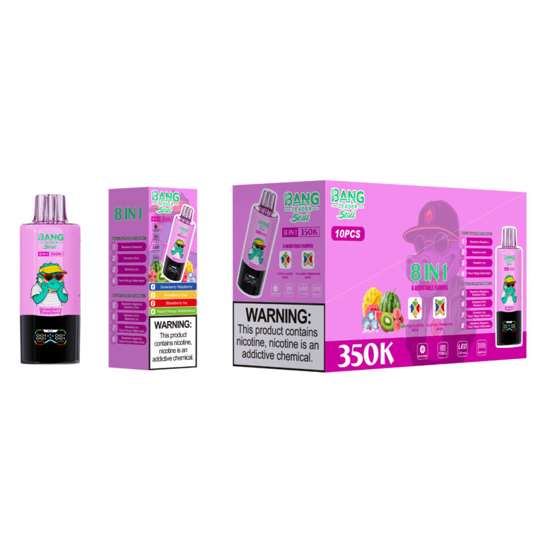 Bang Leader 350k Puffs 8 in 1 flavors