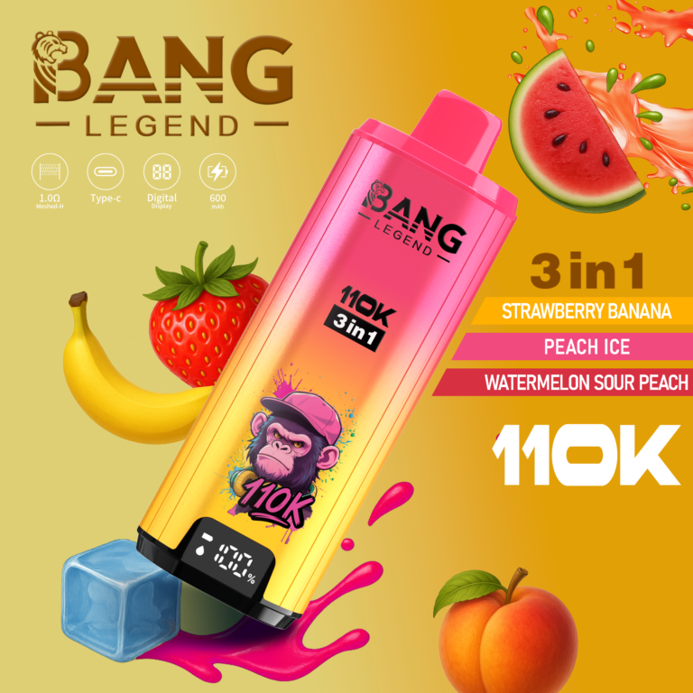 Bang Legend 110k Puffs 3 in 1 Flavors - Disposable Vape overview