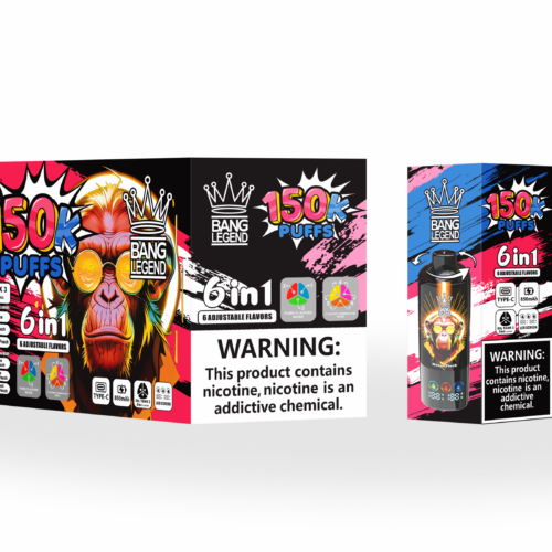 bang legend 150k 6 in 1 falvor - pack Bang Legend 150k 6 in 1 Flavors - Disposable Vape