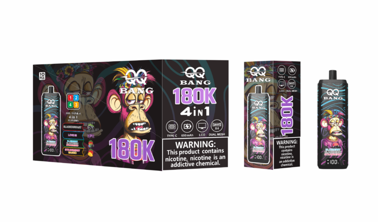 QQ Bang 180k Puffs - 4 in 1 Flavors - Disposable Vape flavors