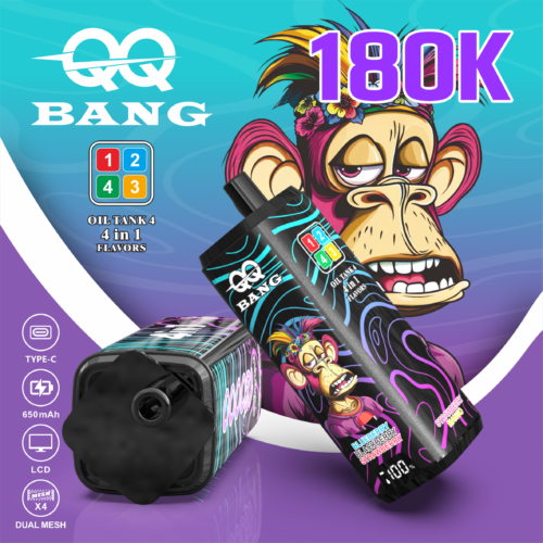 qq bang 180k puffs 4 in 1 - poster2 QQ Bang 180k Puffs - 4 in 1 Flavors - Disposable Vape