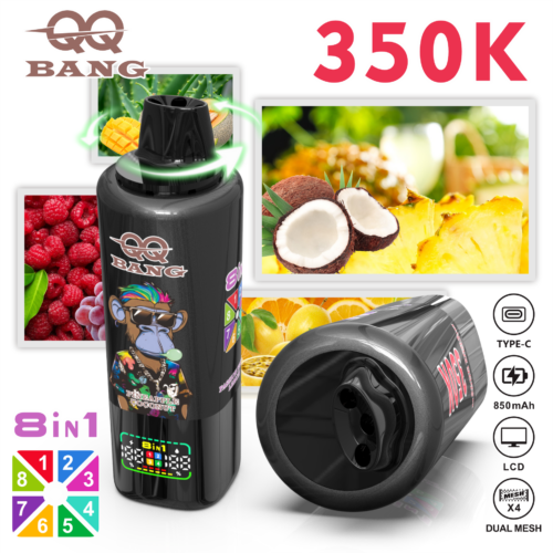 QQ Bang 350k Puffs - 8 in 1 Flavor - Disposable Vape