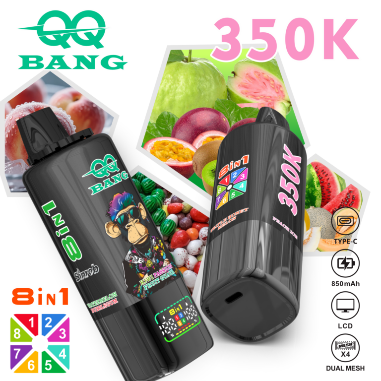 QQ Bang 350k Puffs - 8 in 1 Flavor - Disposable Vape flavors