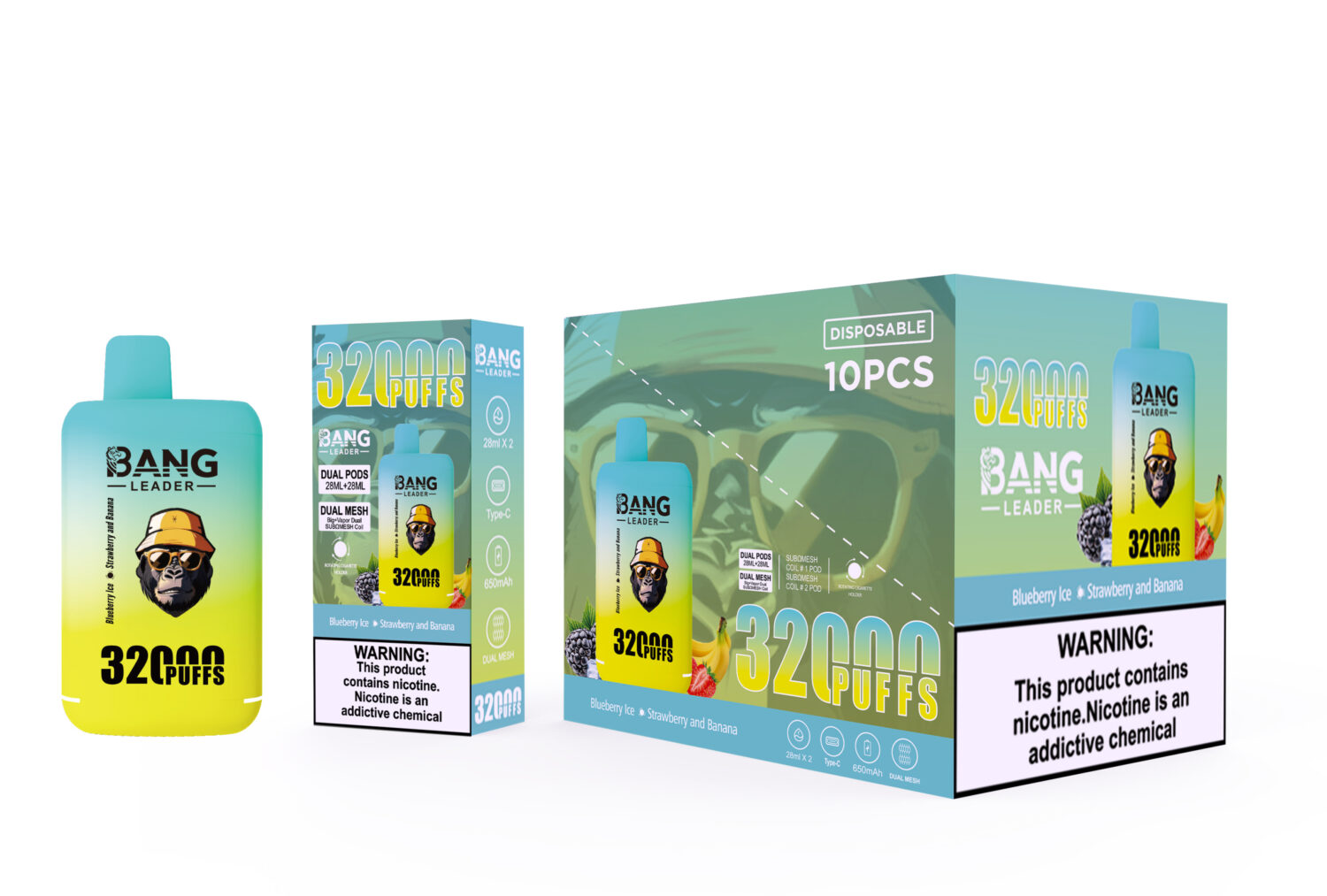 Bang Leader 32000 Puffs Dual Flavors - Disposable Vape