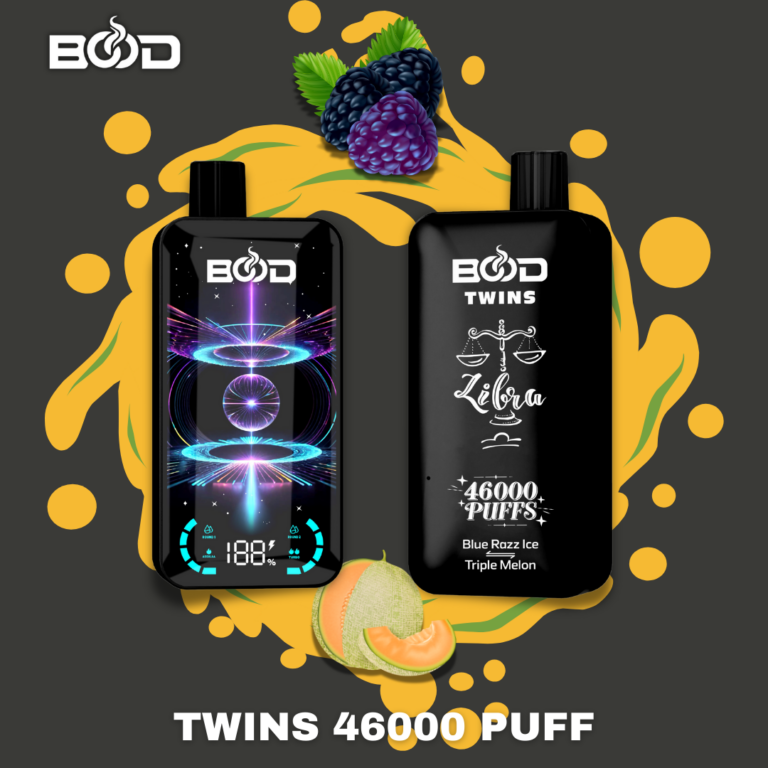 Bood Twins 46000 Puffs Dual Flavor - Disposable Vape overview