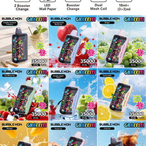 Bubble Mon Graffiti 35k Puffs - Disposable Vape
