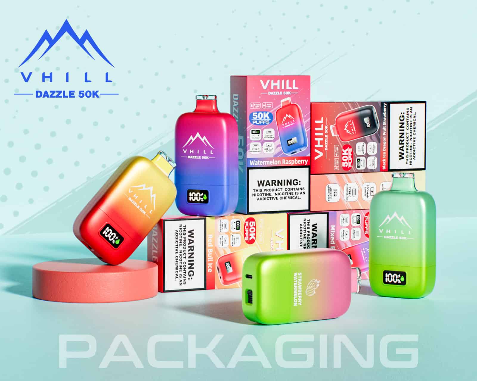 VHILL DAZZLE 50K 50000 Puffs