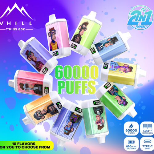 VHill Twins 60K Puffs Switchable Dual Flavors