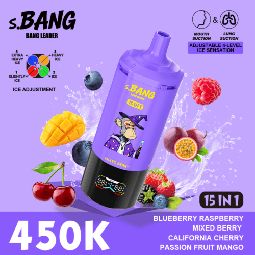 S.Bang - Bang Leader - 450k Puffs - 15 in 1 Flavors - Disposable Vape